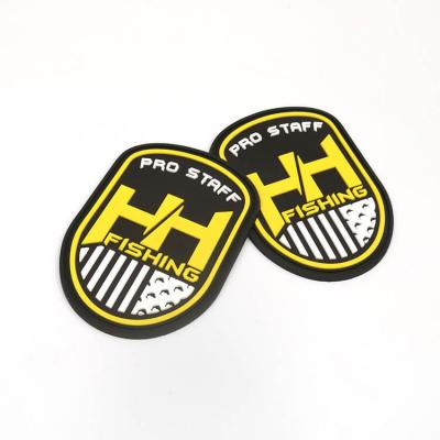 Fashion Custom Soft PVC Rubber Uniforms Patches with 3D Raised Logo