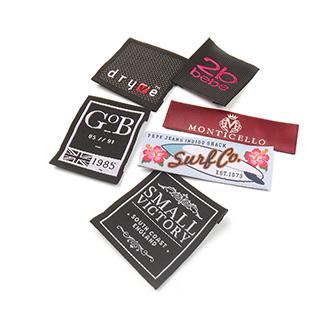 End Fold High Quality Satin Woven Garment Tags Labels manufacturers,End ...
