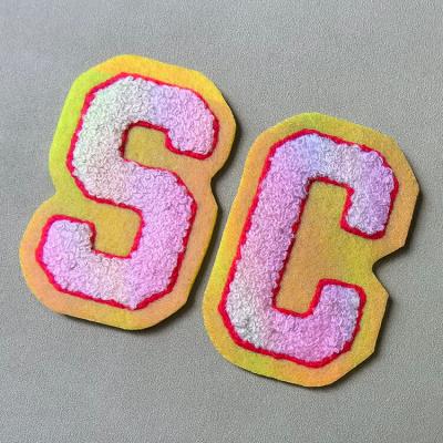 custom chenille Sublimation Printing Logo Embroidery patches brand